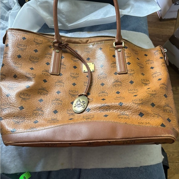 MCM Handbags - MCM Tan Tote Bag